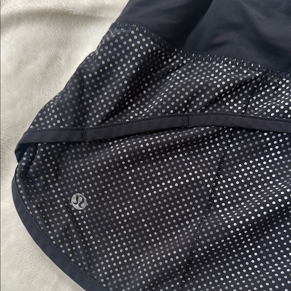 Lululemon Athletica Black and Gray Athletic Shorts